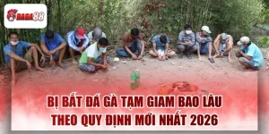 Bị Bắt Đá Gà Tạm Giam Bao Lâu Theo Quy Định Mới Nhất 2026